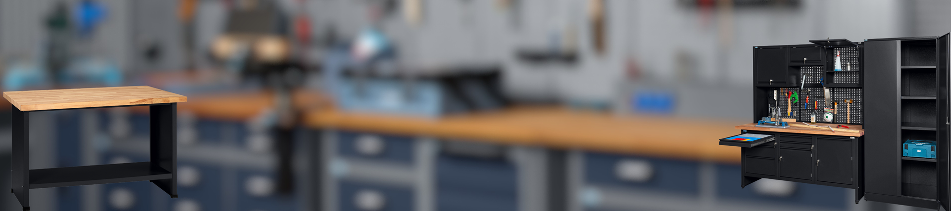 Fertige Werkbankmodule