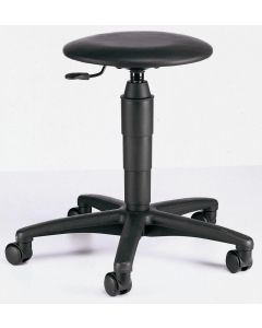 Topstar Werkstattstuhl "Tec 60 Basic", schwarz, Kunstleder, Modell 72260D10