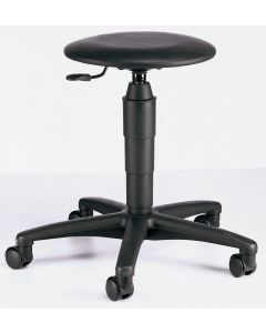 Topstar Werkstattstuhl "Tec 60 Basic", schwarz, Kunstleder, Modell 72260D10