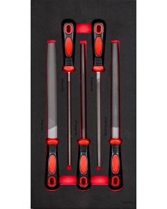 Schubladeneinsatz für Werkbank, Feilen-Set, 5-teilig, Modell 95031