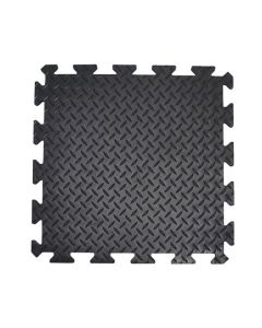 Arbeitsplatzfliesen "Deckplate Connect", 50 x 50 cm, Mittelstück, schwarz, Modell DP010008