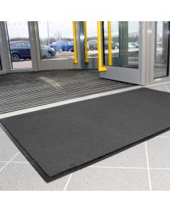 Allround-Schmutzfangmatte "Entra Plush", 0,6 x 0,9 m, grau, Modell PP060001