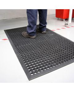 Arbeitsplatzmatte "Rampmat", 0,9 x 1,5 m, schwarz, Modell RP010001